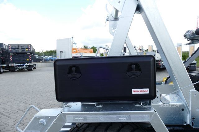 Rimorchio ribaltabile a tre lati MÜLLER-MITTELTAL KWH 9,9 Kabeltransport-Anhänger mit Benzinmotor