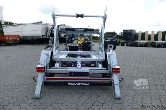 Rimorchio ribaltabile a tre lati MÜLLER-MITTELTAL KWH 9,9 Kabeltransport-Anhänger mit Benzinmotor