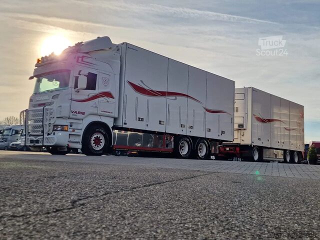 Refrigerated/frozen transport Scania R620-V8 Highline 6x4 - Bussbygg box with heater...