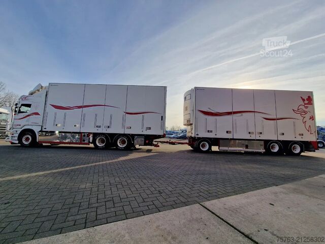 Refrigerated/frozen transport Scania R620-V8 Highline 6x4 - Bussbygg box with heater...