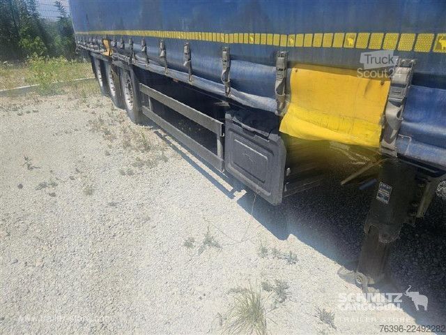 Auflieger mit Pritsche & Plane Schmitz Cargobull Semitrailer Curtainsider Mega