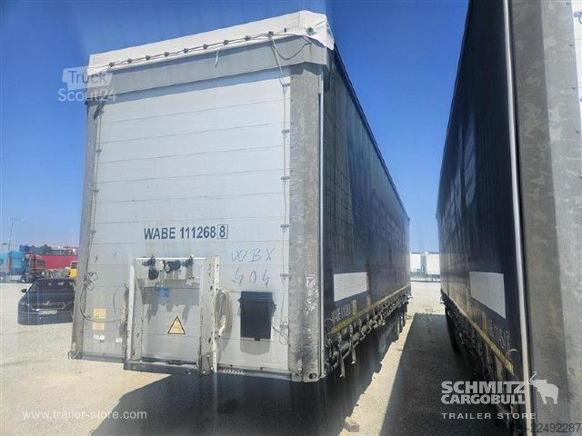 Auflieger mit Pritsche & Plane Schmitz Cargobull Semitrailer Curtainsider Mega