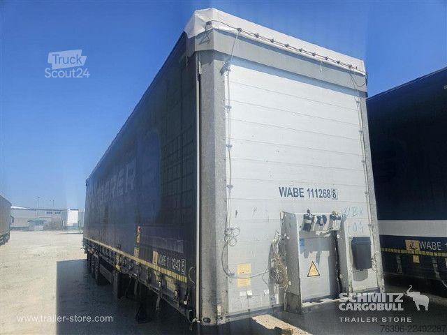 Auflieger mit Pritsche & Plane Schmitz Cargobull Semitrailer Curtainsider Mega