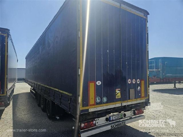 Auflieger mit Pritsche & Plane Schmitz Cargobull Semitrailer Curtainsider Mega