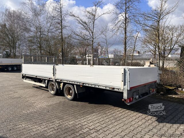 Anhänger mit offener Pritsche Humbaur HBTZ 137224  14,4 t Tandem- Pritschenanhänger- Tieflader
