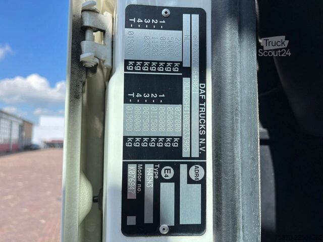 Podvozok s kabínou DAF XF 450 FAN