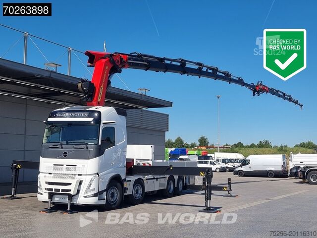Akıllı Tacho 2, ayna kamerası, Volvo FH 500 8X2 NEW! Palfinger PK92002 SH 8+6 JIB Cr...
