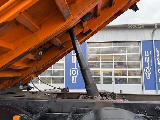 Trijų pusių savivartis sunkvežimis MAN TGS 33.400 6x6 MEILLER Kipper Euro 5 Winterd.