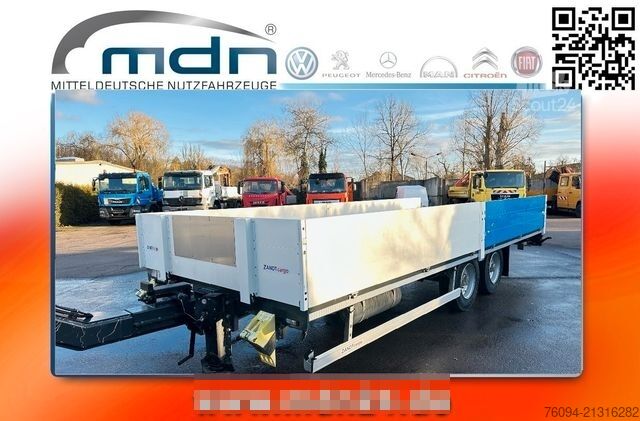 Naczepa niskopodwoziowa MÜLLER-MITTELTAL ZANDT TAT -B 110 Pritsche Tandem NL 9,4to