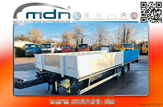 Otwarta przyczepa MÜLLER-MITTELTAL ZANDT TAT -B 110 Pritsche Tandem NL 9,4to