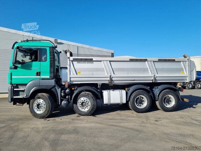 τρίπλευρο ανατρεπόμενο φορτηγό MAN TGS 35.500 BB 8x4 Bordmatik