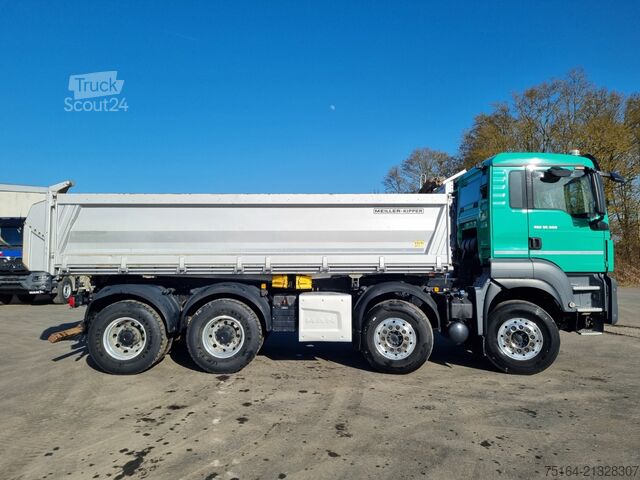 Camion-benne tricar MAN TGS 35.500 BB 8x4 Bordmatik