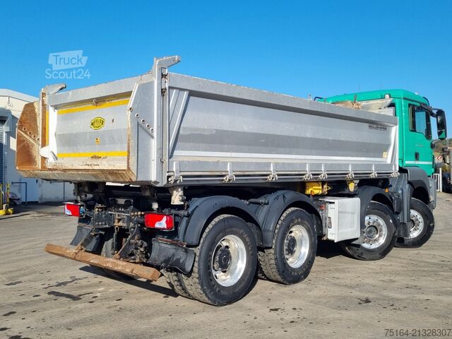 Camion-benne tricar MAN TGS 35.500 BB 8x4 Bordmatik
