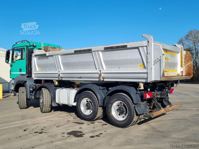 Camion-benne tricar MAN TGS 35.500 BB 8x4 Bordmatik