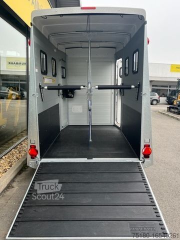 Rimorchio per il trasporto di cavalli HUMBAUR Notos Xtra UP 2-Pferdeanhänger 2,7t. SK DS