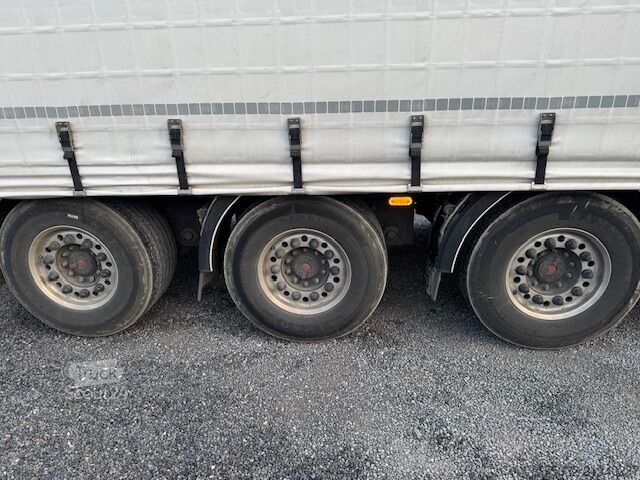 Open oplegger met zeil FLIEGL 3 achs Mega Runner  435 HUBDACH I Lock