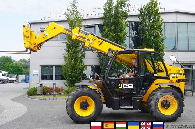 Telelæsser JCB 535-95 / 3.5 T / range 9.5 m / joystick