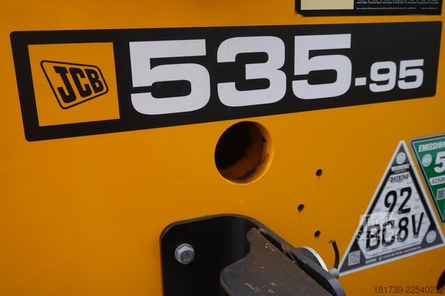 Telelæsser JCB 535-95 / 3.5 T / range 9.5 m / joystick