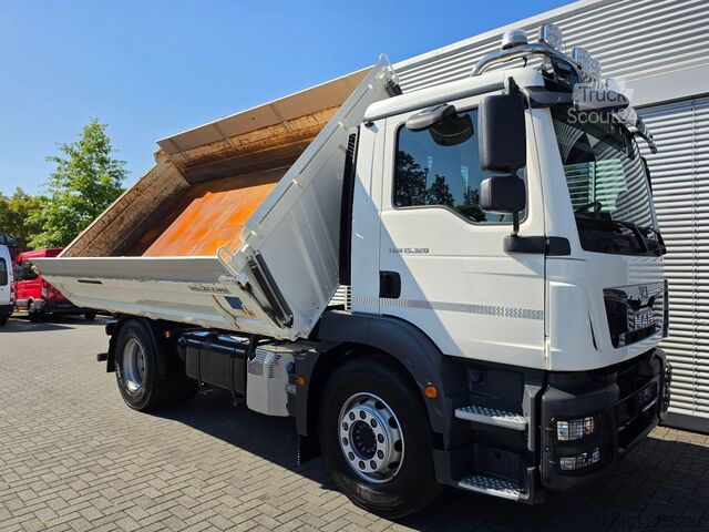 Sklápěcí vůz MAN TGM 18.320 Kipper AC+Tempo+Oel+Navi+erst 52 TKM