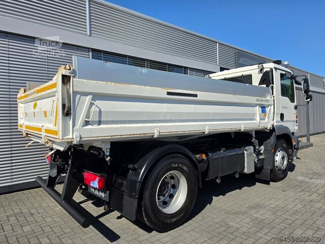 Třístranný sklápěč MAN TGM 18.320 Kipper AC+Tempo+Oel+Navi+erst 52 TKM