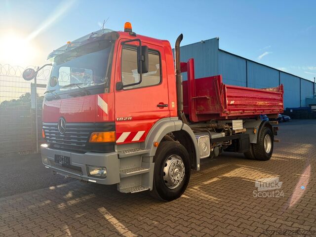 Vozidlo s hákom na kontajnery MERCEDES-BENZ Atego 1828 MARREL ABROLLKIPPER*F.ATL*CONTAINER