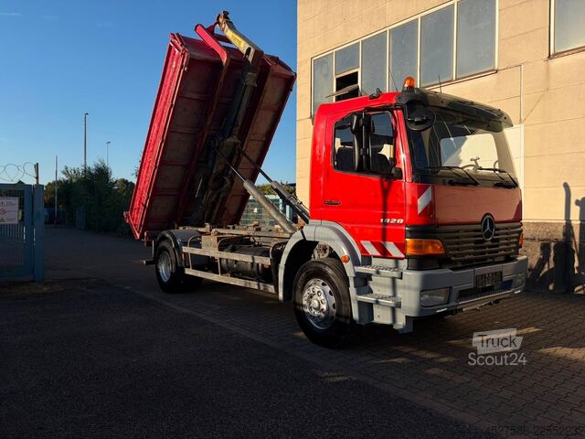 Vozidlo s hákom na kontajnery MERCEDES-BENZ Atego 1828 MARREL ABROLLKIPPER*F.ATL*CONTAINER