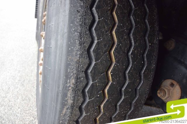 Atvira puspriekabė su tentu KRONE Palettenkasten SAF Achsen TÜV 11/26