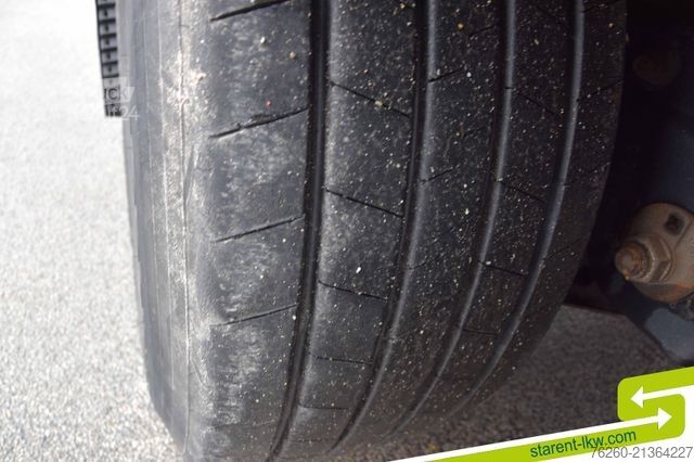 Atvira puspriekabė su tentu KRONE Palettenkasten SAF Achsen TÜV 11/26