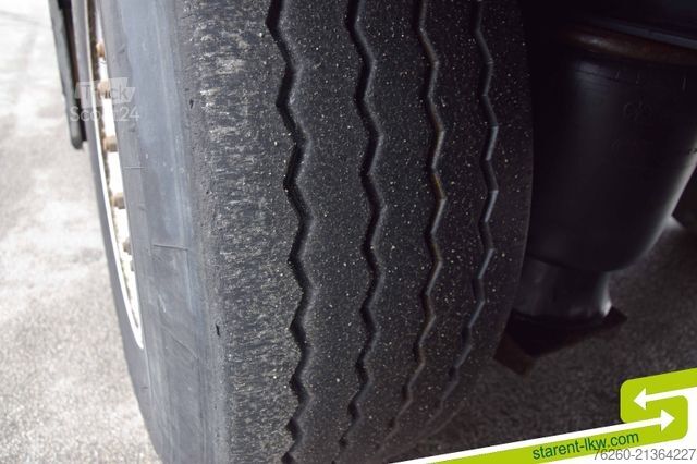 Atvira puspriekabė su tentu KRONE Palettenkasten SAF Achsen TÜV 11/26