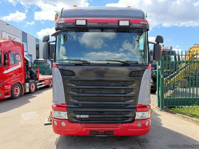 Nakladacia plošina Scania G490 8x4 TRIDEM PRITSCHE + KRAN FASSI F275A.2.2...