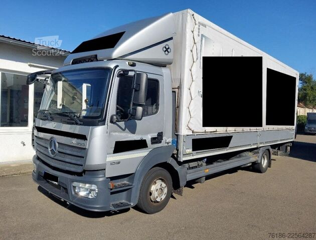 شاحنة بمسطحة ومشمع MERCEDES-BENZ Atego 1018 LBW Luft