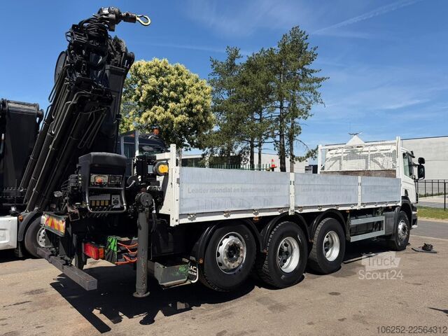 Φορτηγό γερανού Scania P380 8x4 TRIDEM + CRANE HIAB 244 E-7 - PLATFORM...