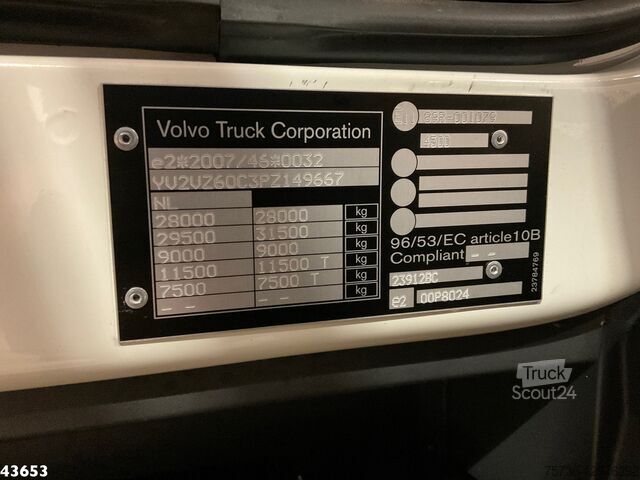 Vehicul de colectare a deșeurilor Volvo FE 350 VDL Translift zijlader
