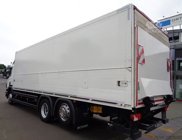 LKW mit Kofferaufbau SCANIA P 320*8,2 m Schwenkwand*LBW*Lift/Lenk*Kamera*TOP