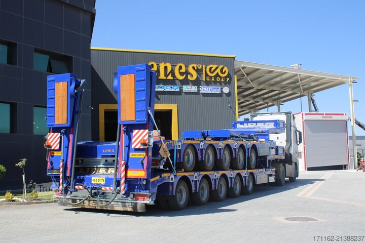 Nízkoložná návěs pro přepravu stavebních strojů Lider Lowbed 5 A