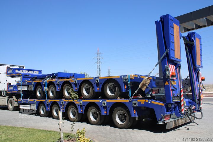 Nízkoložná návěs pro přepravu stavebních strojů Lider Lowbed 5 A