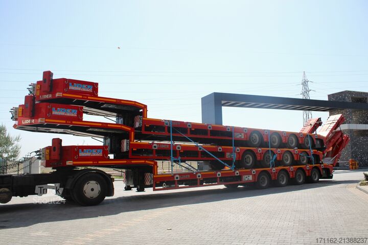 Nízkoložná návěs pro přepravu stavebních strojů Lider Lowbed 5 A