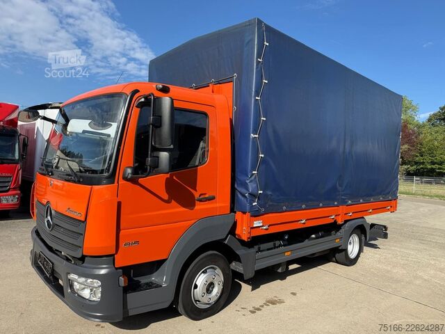 Pick-up skåpbil MERCEDES-BENZ ATEGO 816 Pritsche/Plane 4,90 m *Klima