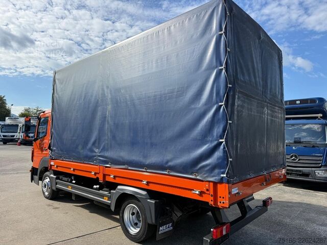 Pick-up skåpbil MERCEDES-BENZ ATEGO 816 Pritsche/Plane 4,90 m *Klima