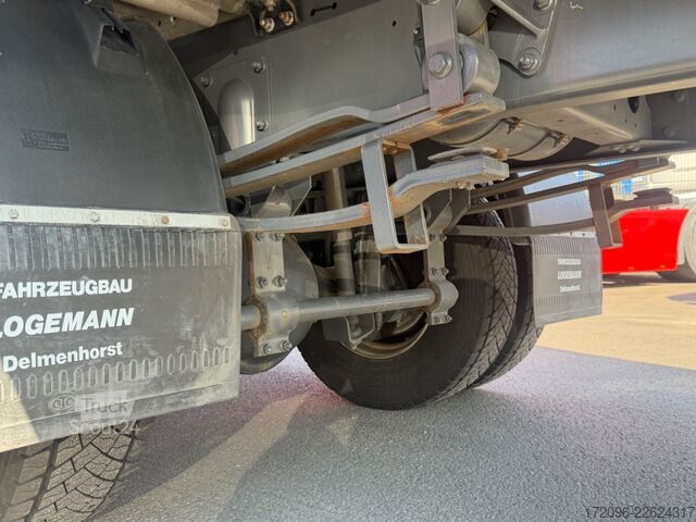 شاحنة بمسطحة ومشمع DAF LF 14.260 FA, Schiebeplane 6.1m, Blatt/Blatt