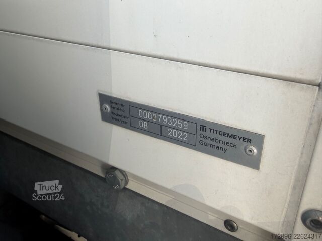 شاحنة بمسطحة ومشمع DAF LF 14.260 FA, Schiebeplane 6.1m, Blatt/Blatt