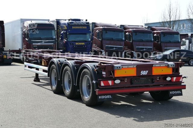 Náves s výmennou nadstavbou KÖGEL Port 45 BDF Multi Chassis Liftachse max. 41,00 t