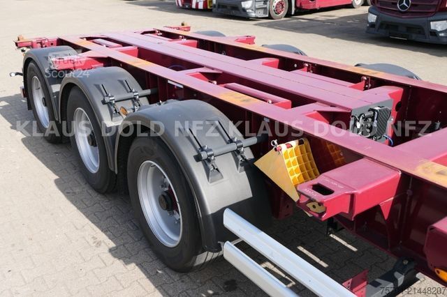 Náves s výmennou nadstavbou KÖGEL Port 45 BDF Multi Chassis Liftachse max. 41,00 t