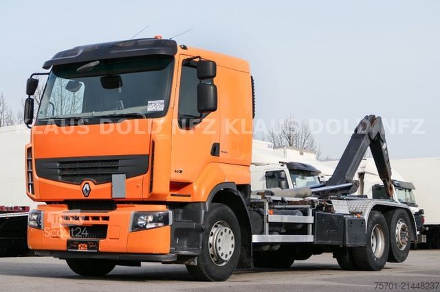 Içecek kamyonu RENAULT Premium 460 Abrollkipper Retarder Kamera Euro 5