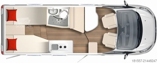 Daļēji integrēta kemperis BÜRSTNER Lineo T 620 G ** Sie sparen 17630.- € **