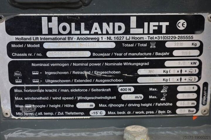 Scissor lift Holland Lift Ecostar HL-11816 Electric, 14m Working Height, 300
