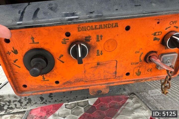 Koffer Krone SD / BPW Drum / DHOLLANDIA 2000KG