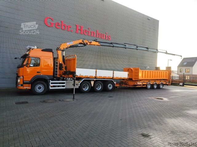 Camion-grue Volvo FM 500 8x4 Tridem Multilift XR20ZL HMF 2620 K8 ...