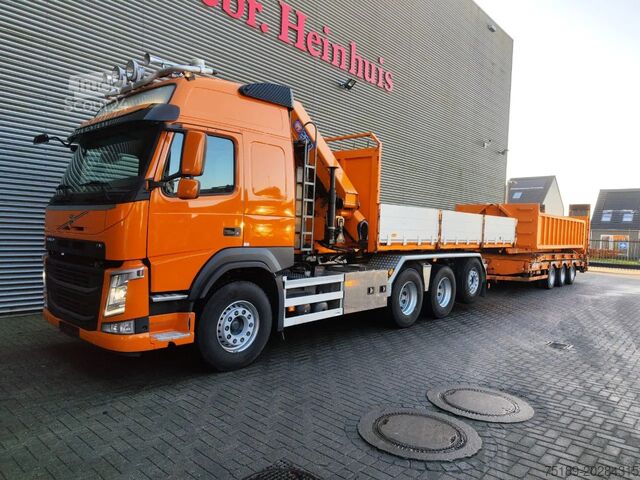 Camion-grue Volvo FM 500 8x4 Tridem Multilift XR20ZL HMF 2620 K8 ...