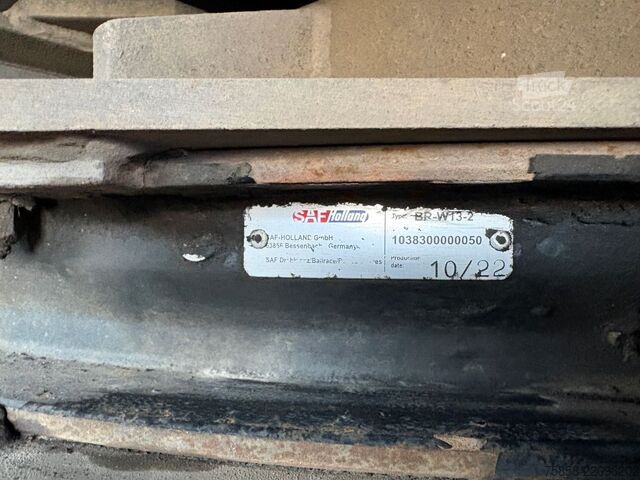 Swap chassis trailer SOMMER Lafette Verzinkt langer Hub 17,5 Reifen
